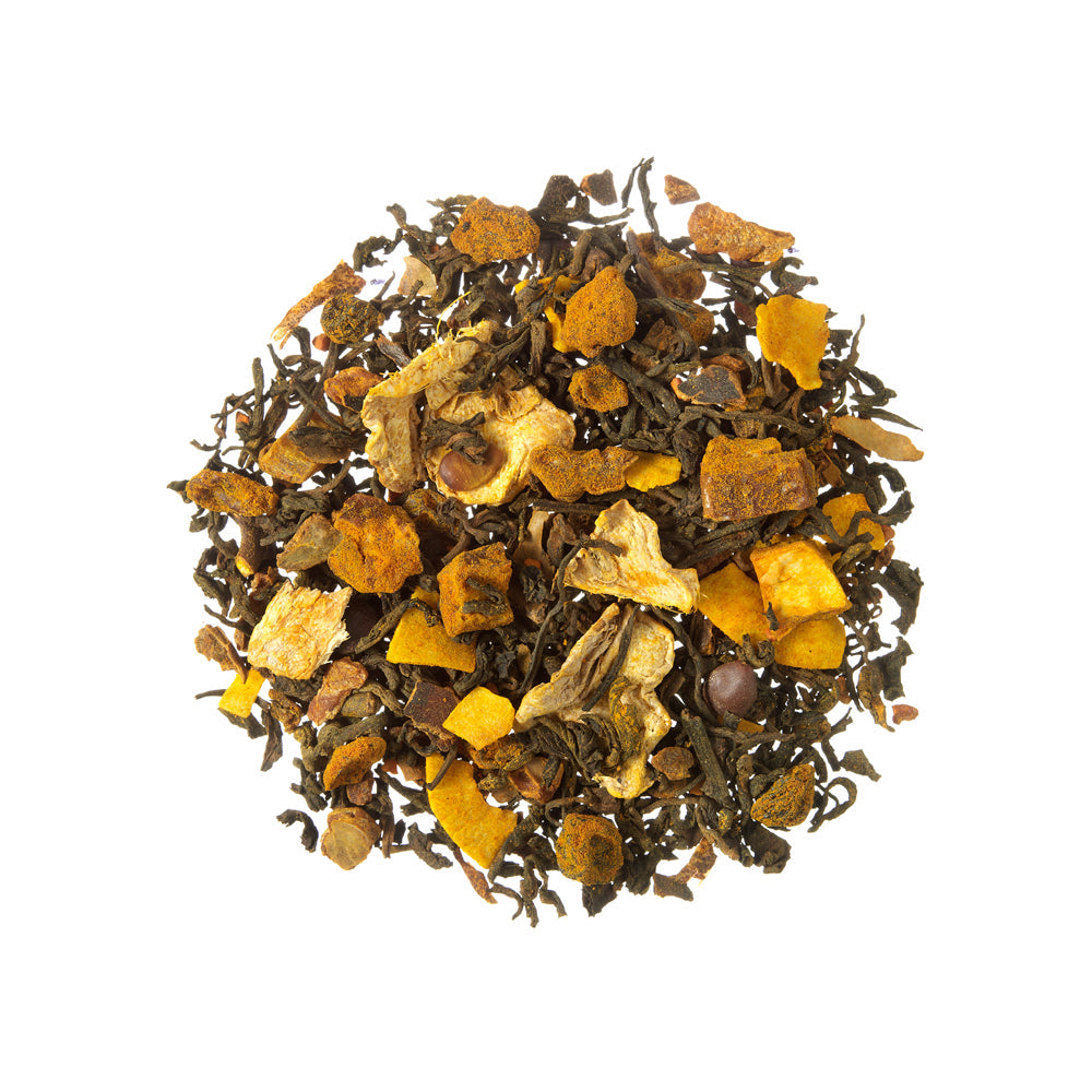 Herbata Pu Erh z czerwoną kurkumą Latte. 100 g